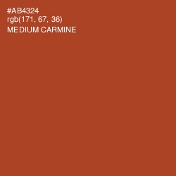 #AB4324 - Medium Carmine Color Image